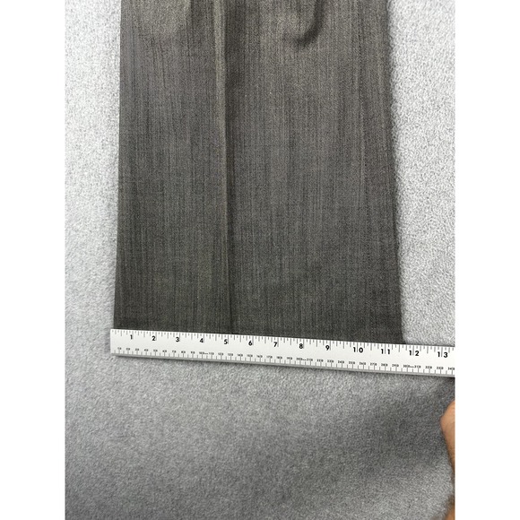 Theory Pants Womens 12 Gray Preston C Tailor Wool Dress Trousers Work Office NWT - Picture 7 of 10